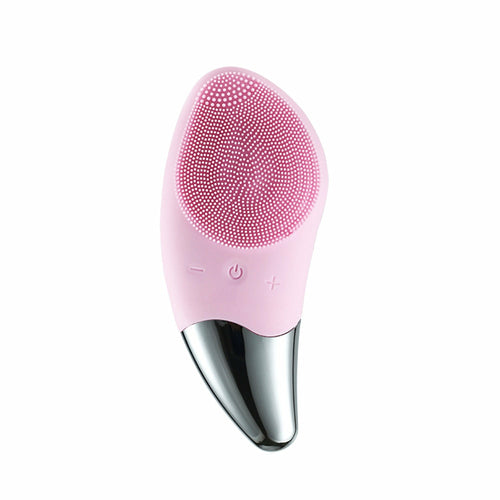 Mini Electric Facial Cleansing Brush Silicone Sonic Face Cleaner Deep